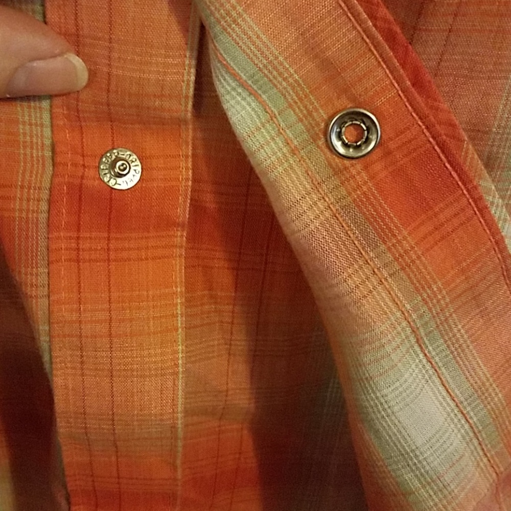 VINTAGE Rockabilly Western dress shirt sz XL VINTAGE =LANDMAN, YELLOWSTONE STYLE - Picture 4 of 5
